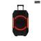 Powered Portable PA Speaker System With Wheels and Pull Rod