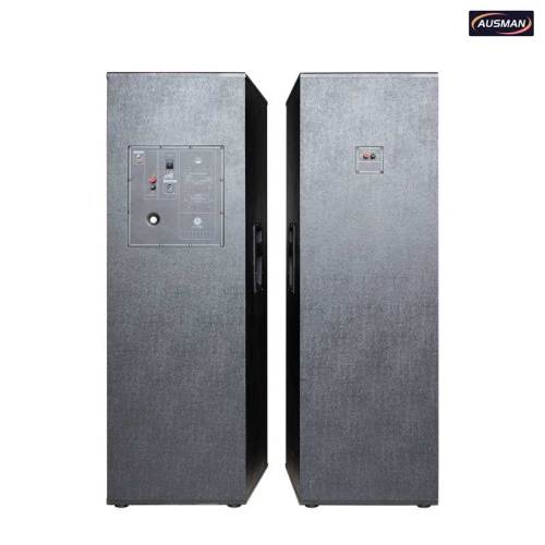 Pair Dual Flooring Standing Bluetooth Tower Speaker With Subwoofers