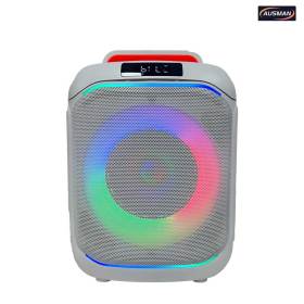 Black Plastic Portable Bluetooth Speaker With Microphone