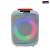 Black Plastic Portable Bluetooth Speaker With Microphone
