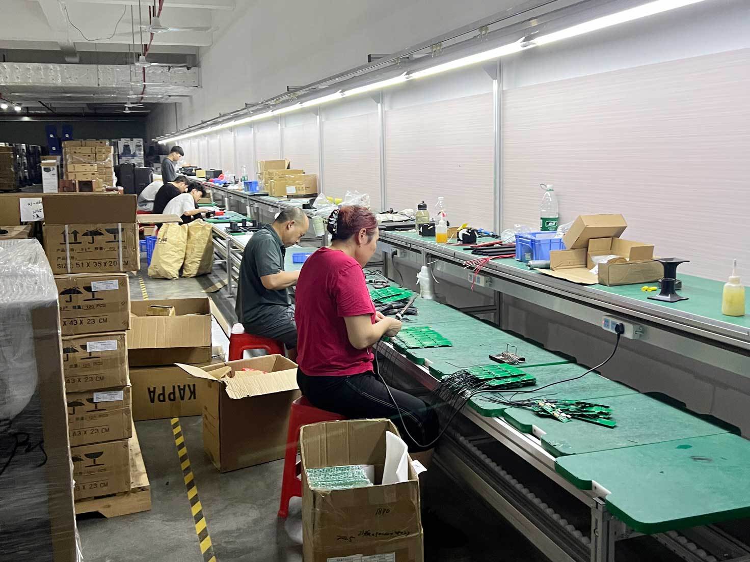 Speaker automated assembly line