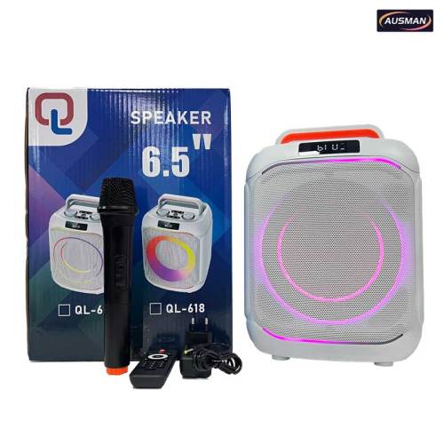 Wireless Portable Karaoke Party Box Speaker With Microphone