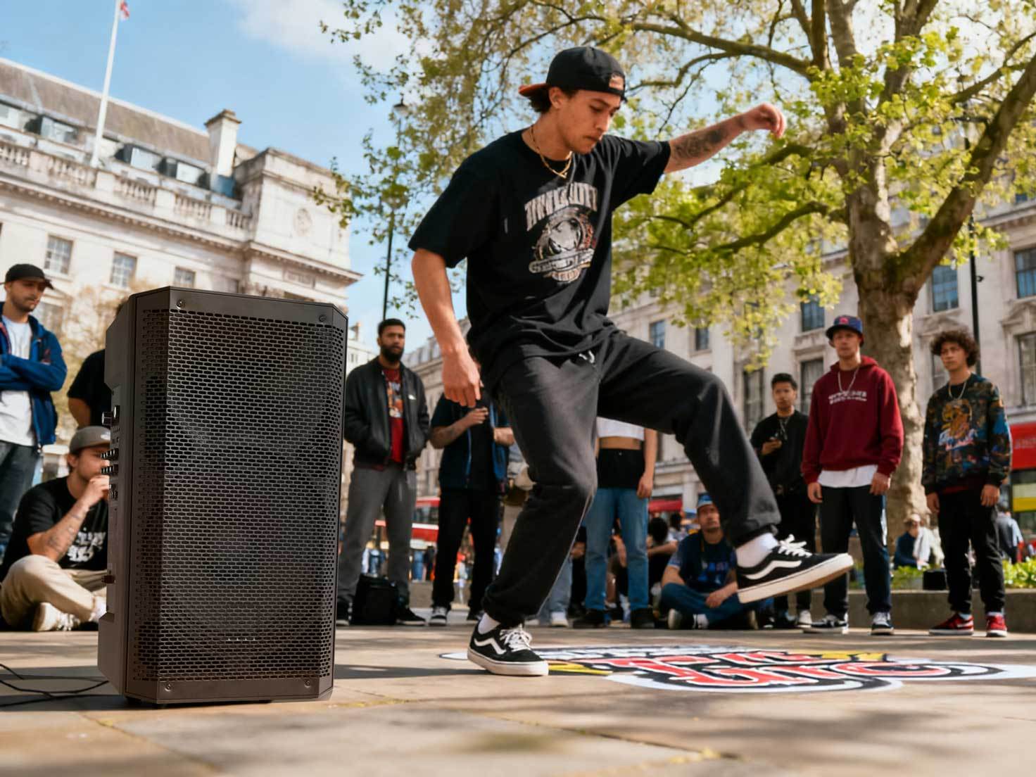 PA Speaker Apply in outdoors