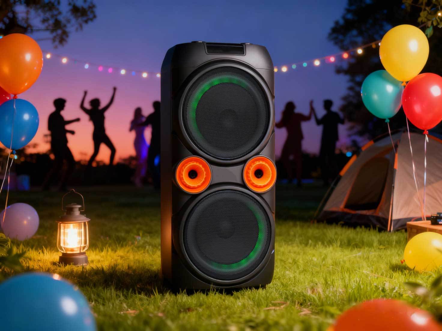 Bluetooth speaker with screen