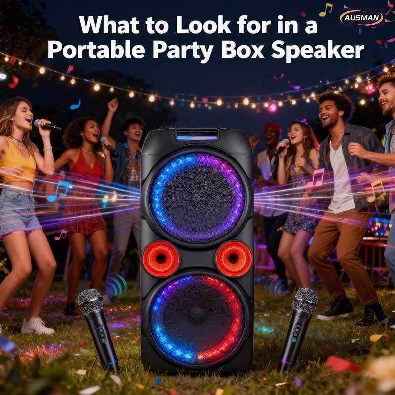 Qué buscar en un altavoz portátil para fiestas: audio potente, iluminación RGB y funciones de karaoke