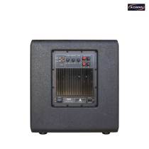 Custom Single 12 Inch Active Powered Subwoofer Box System and Compact Loudspeaker Bass With DSP