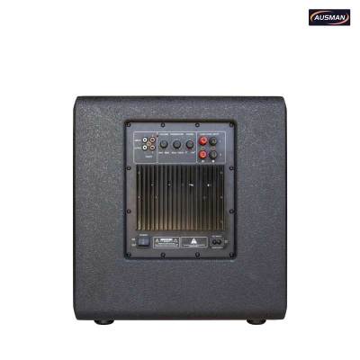 Custom Single 12 Inch Active Powered Subwoofer Box System and Compact Loudspeaker Bass With DSP
