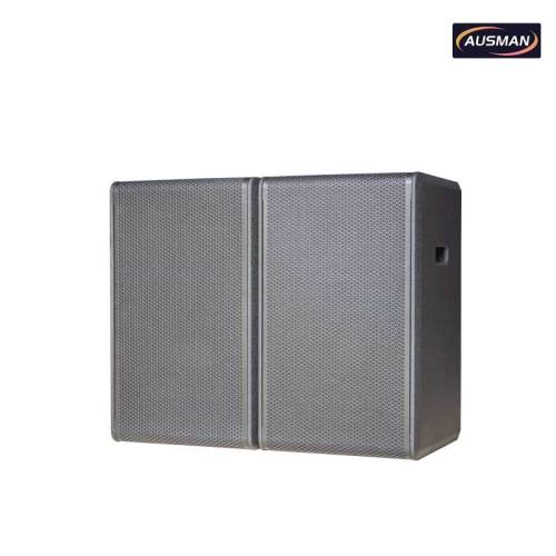 Premium 12-inch Dual PA Subwoofer Speakers Paired With an Integrated Professional PA Speaker