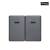 Premium 12-inch Dual PA Subwoofer Speakers Paired With an Integrated Professional PA Speaker