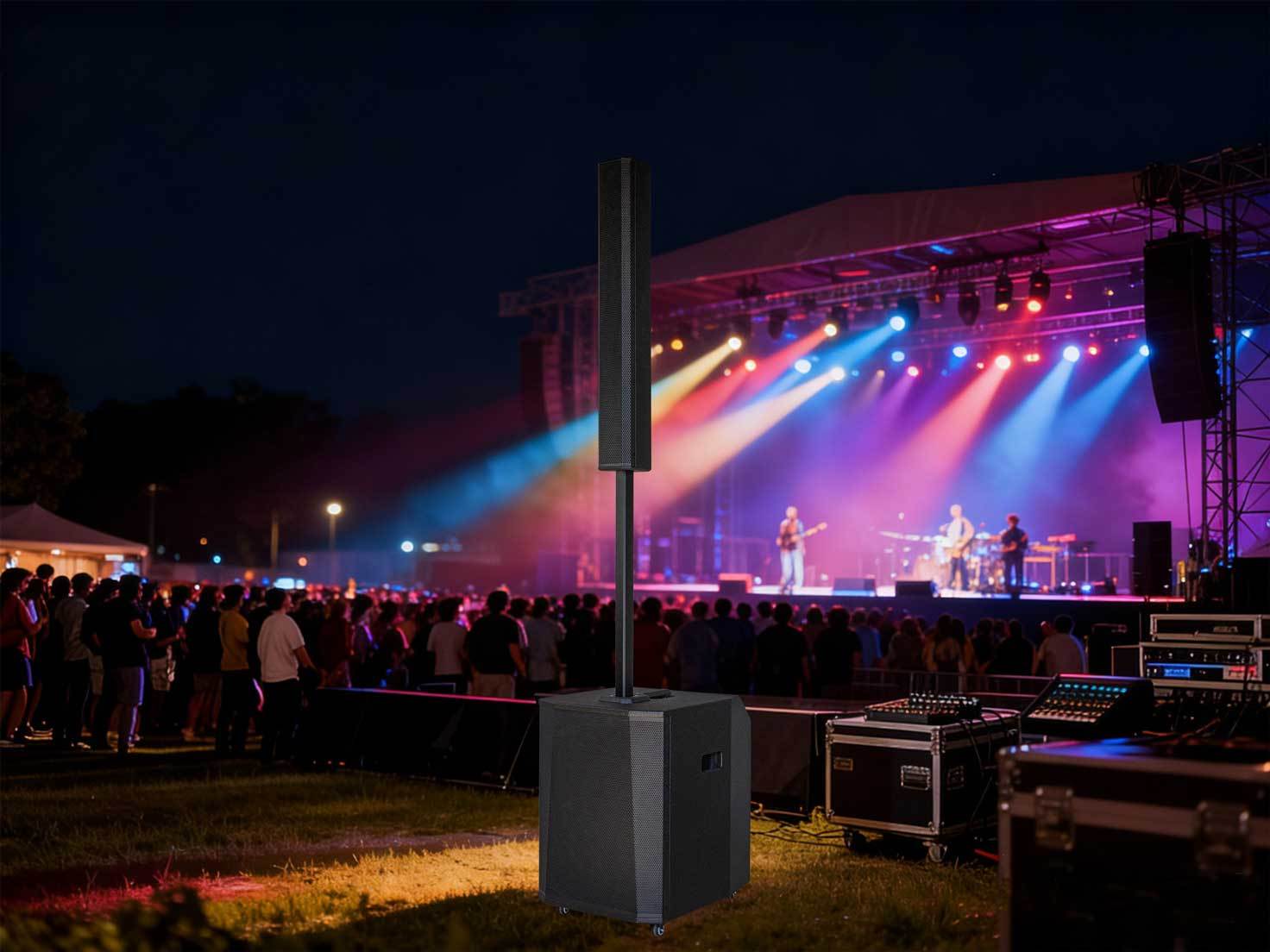 Portable Column Speaker PA System