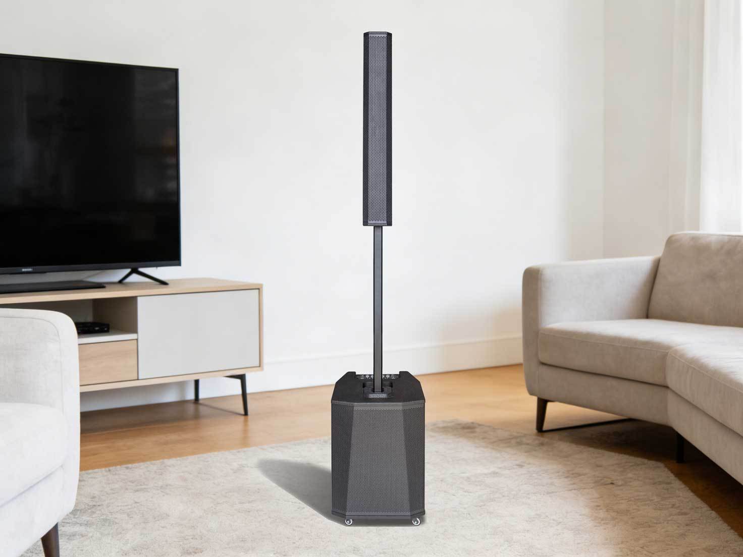 portable column speaker