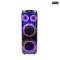Portable Party Bluetooth Speaker with Wireless Mic & LED Lights