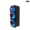 Portable Party Bluetooth Speaker with Wireless Mic & LED Lights