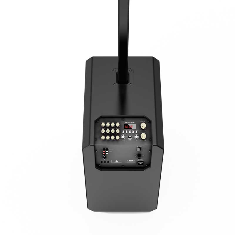 Lightweight & Compact Portable Column PA System with Subwoofer