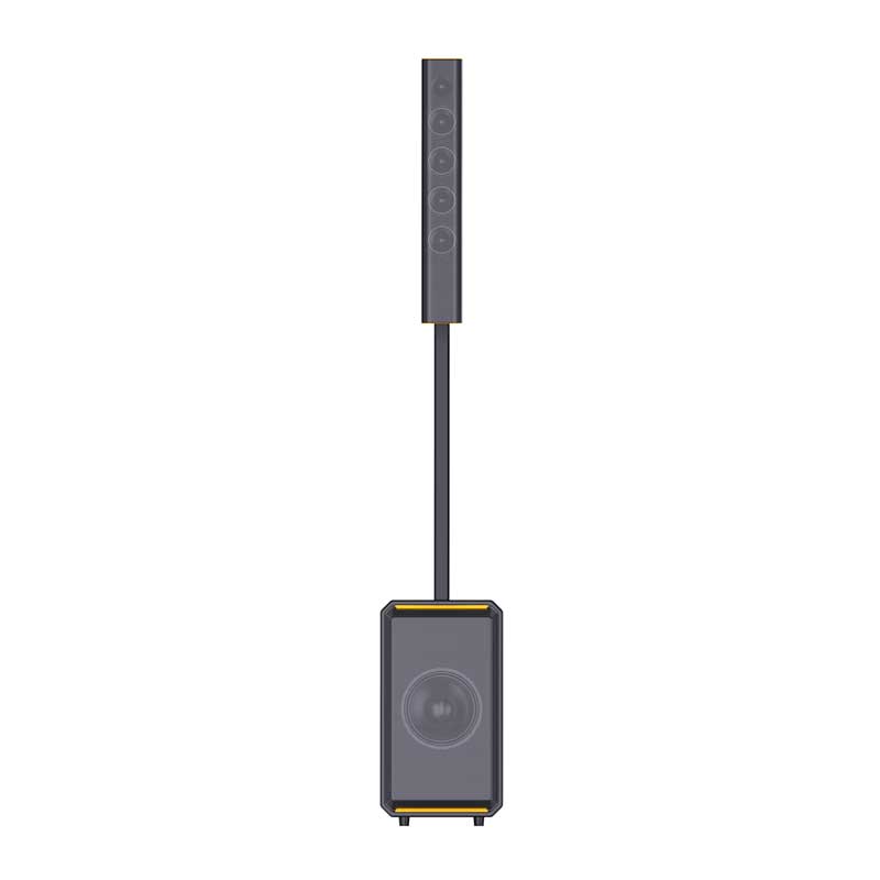 Lightweight & Compact Portable Column PA System with Subwoofer
