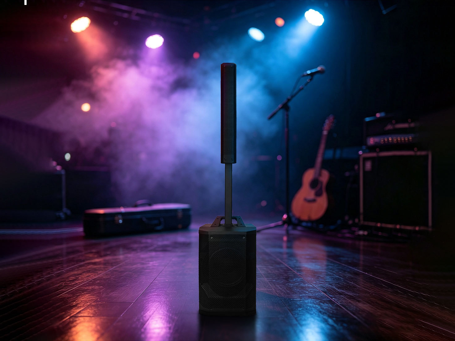 portable column speaker