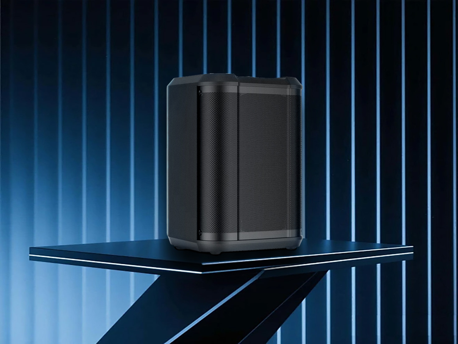 powered subwoofer box system
