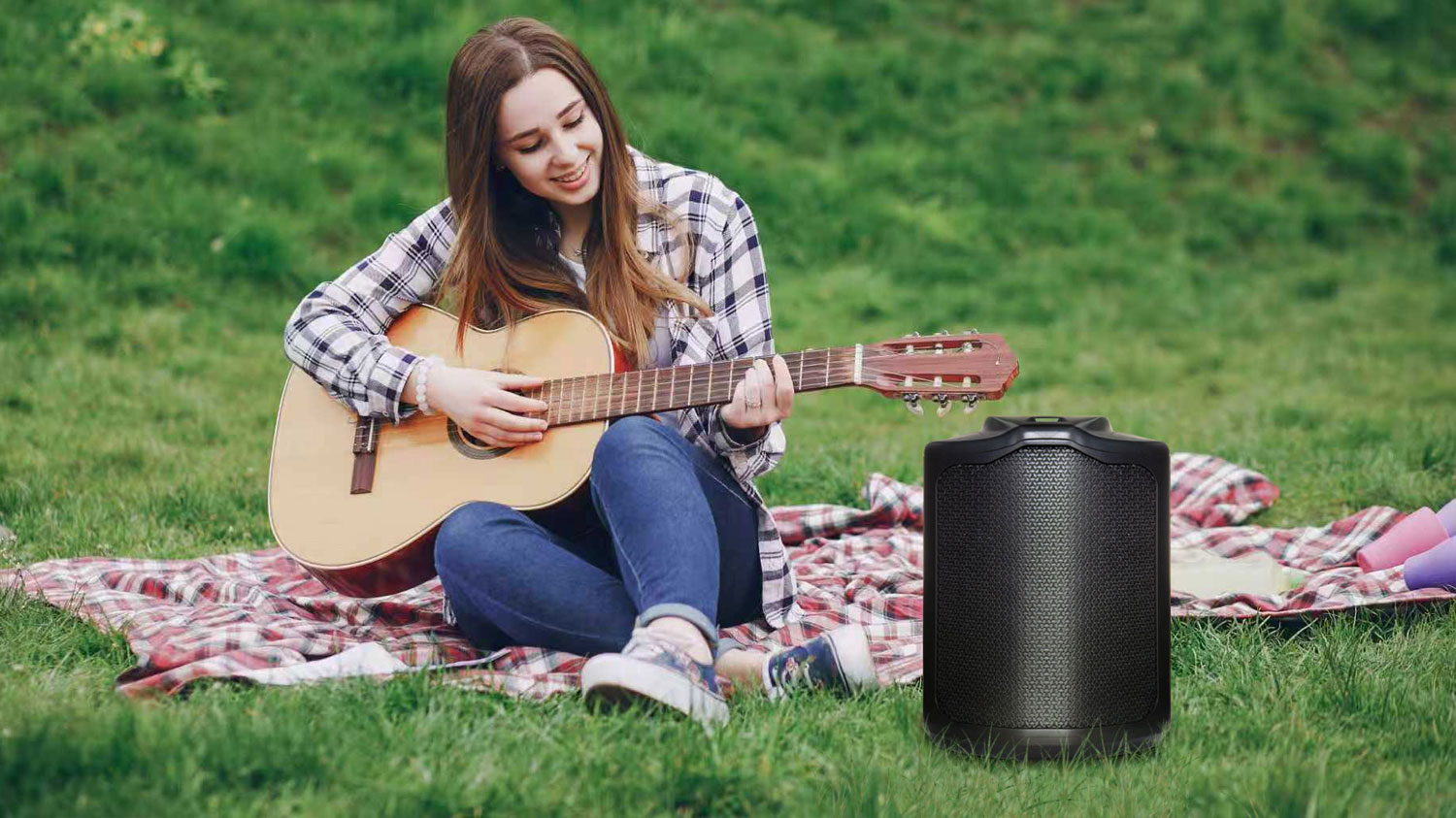 Professional PA loudspeaker system supplied by Ausman for outdoor musical events