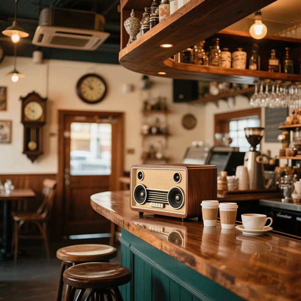 Retro Speaker Box: Playing the Symphony of Life Deep in Time