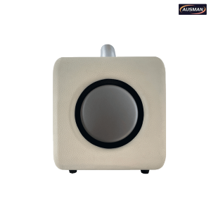 Classical White Leather Retro Looking Diaphragm Speaker Wholesale