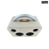 Classical White Leather Retro Looking Diaphragm Speaker Wholesale