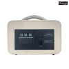 Classical White Leather Retro Looking Diaphragm Speaker Wholesale