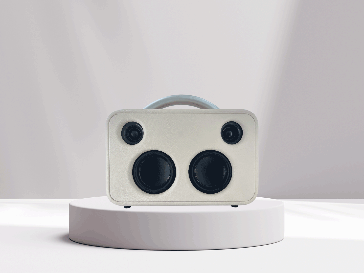 Retro looking diaphragm speaker