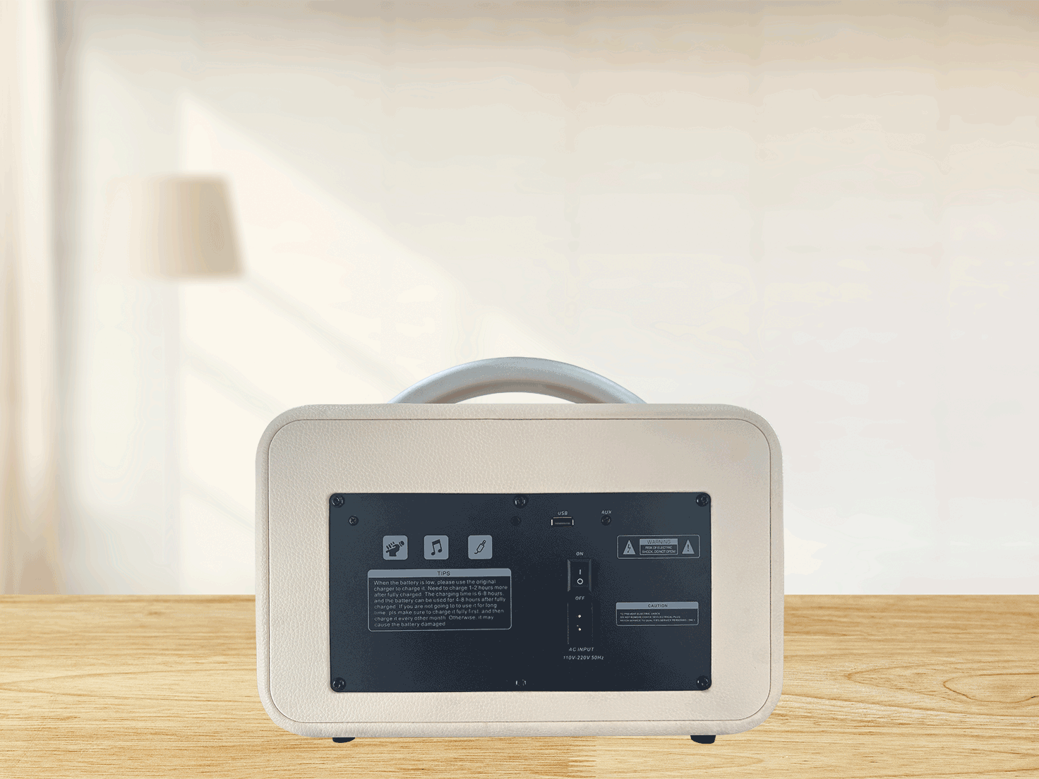 Retro looking diaphragm speaker