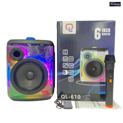 Transparent Design Bluetooth Portable Party Speaker
