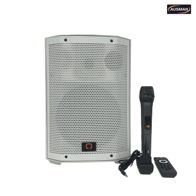 Versatile White Plastic Portable Bluetooth Speaker for Party