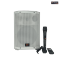 Versatile White Plastic Portable Bluetooth Speaker for Party