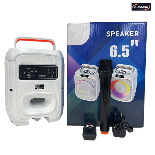 Black Plastic Portable Bluetooth Speaker With Microphone