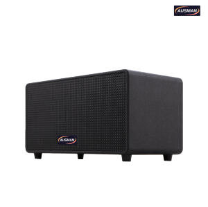 Portable Retro Bluetooth Speaker with Vintage Leather Design