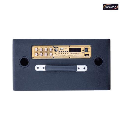 Portable Retro Bluetooth Speaker with Vintage Leather Design