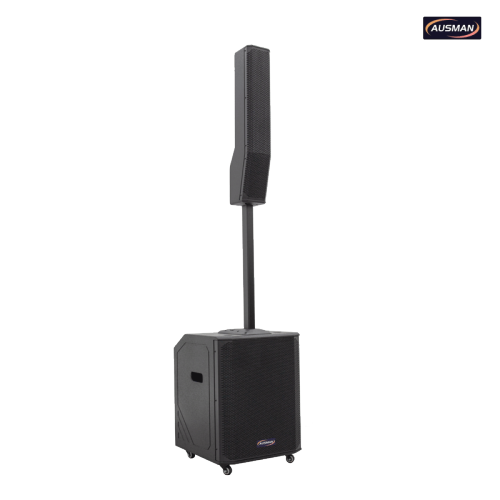 Portable Column PA System with 15-inch Subwoofer
