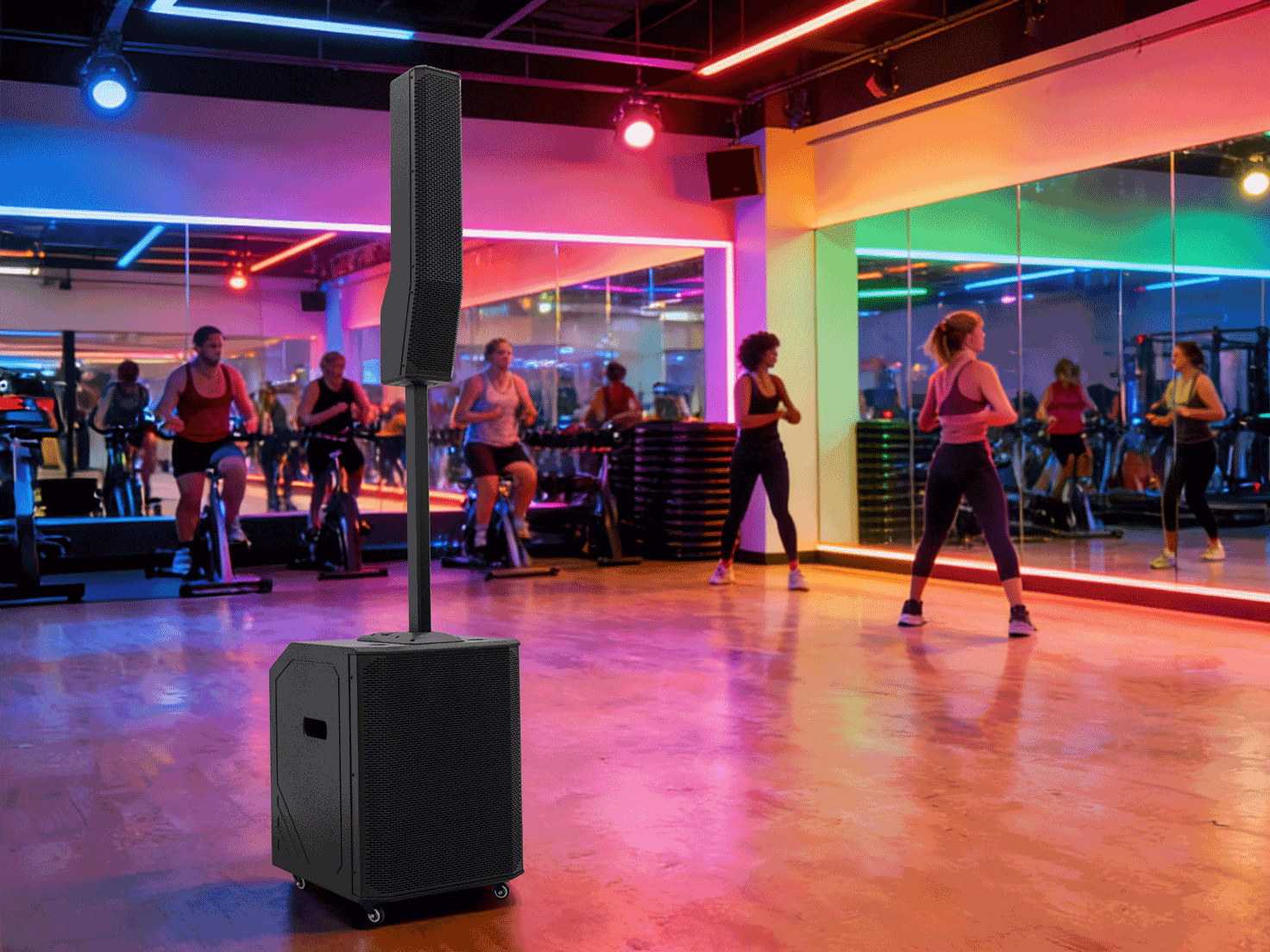 Portable Column Speaker PA System