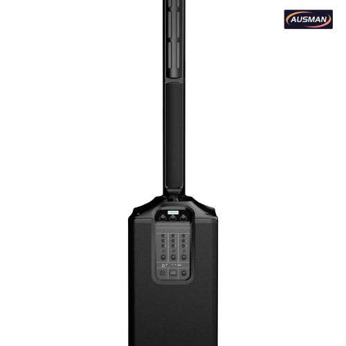 Powered Column Speaker with Dual Wireless Mics