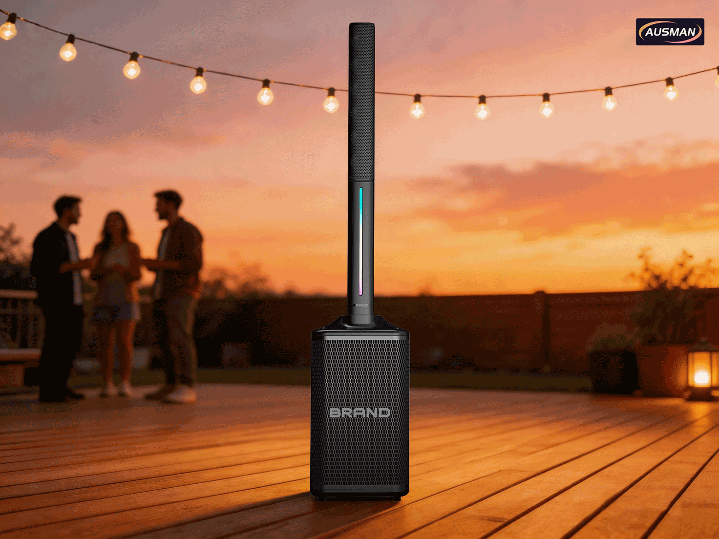 portable column speaker