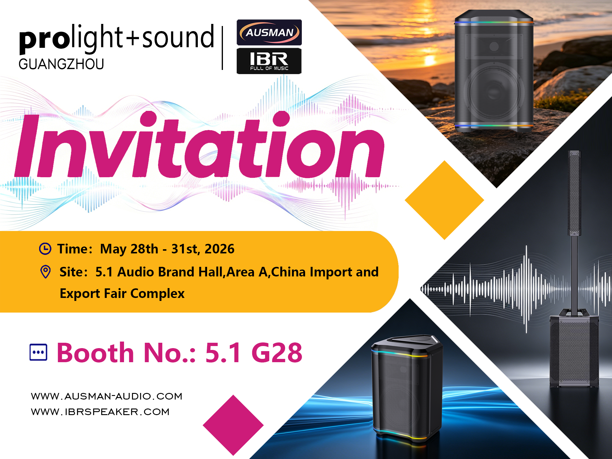 Ausman Audio Debuts Brand-New Speaker Designs at Prolight + Sound Guangzhou 2026