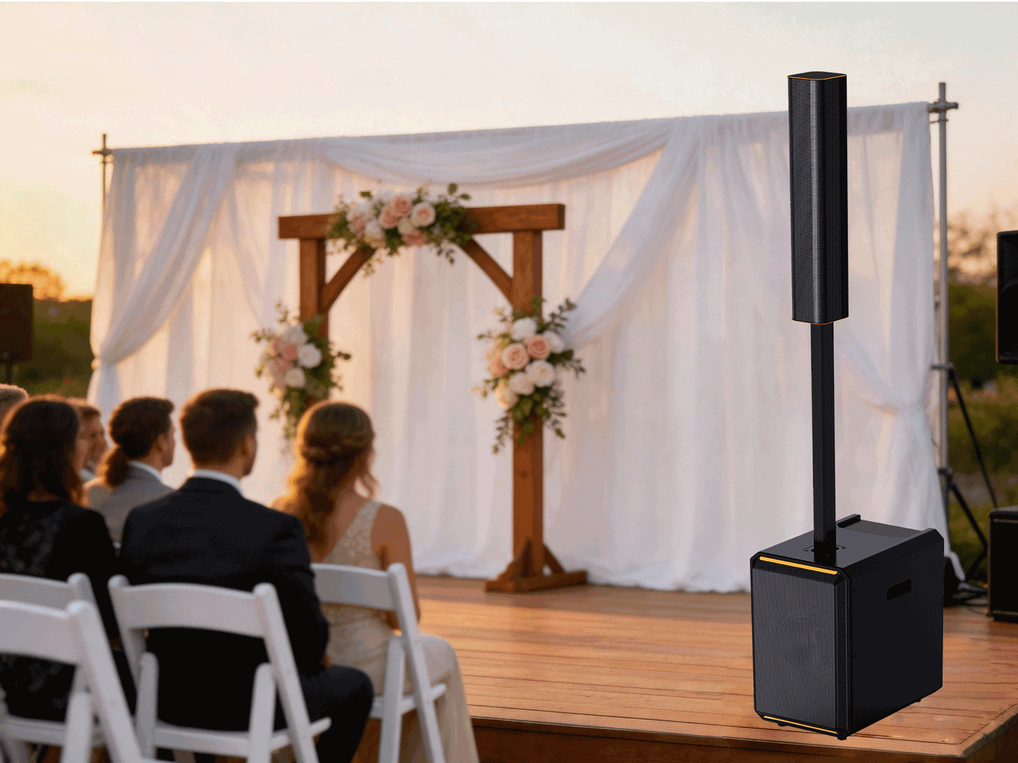 Portable Column Speaker PA System