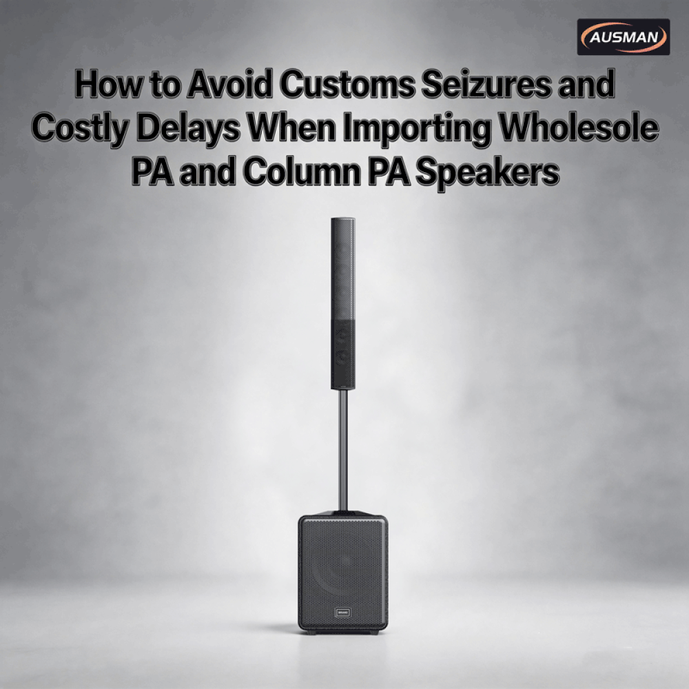 How to Avoid Customs Seizures and Costly Delays When Importing Wholesale PA and Column PA Speakers？
