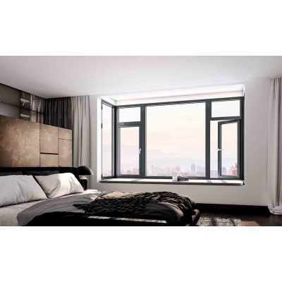 Aluminum Casement Window Hurricaneproof for Residential Use