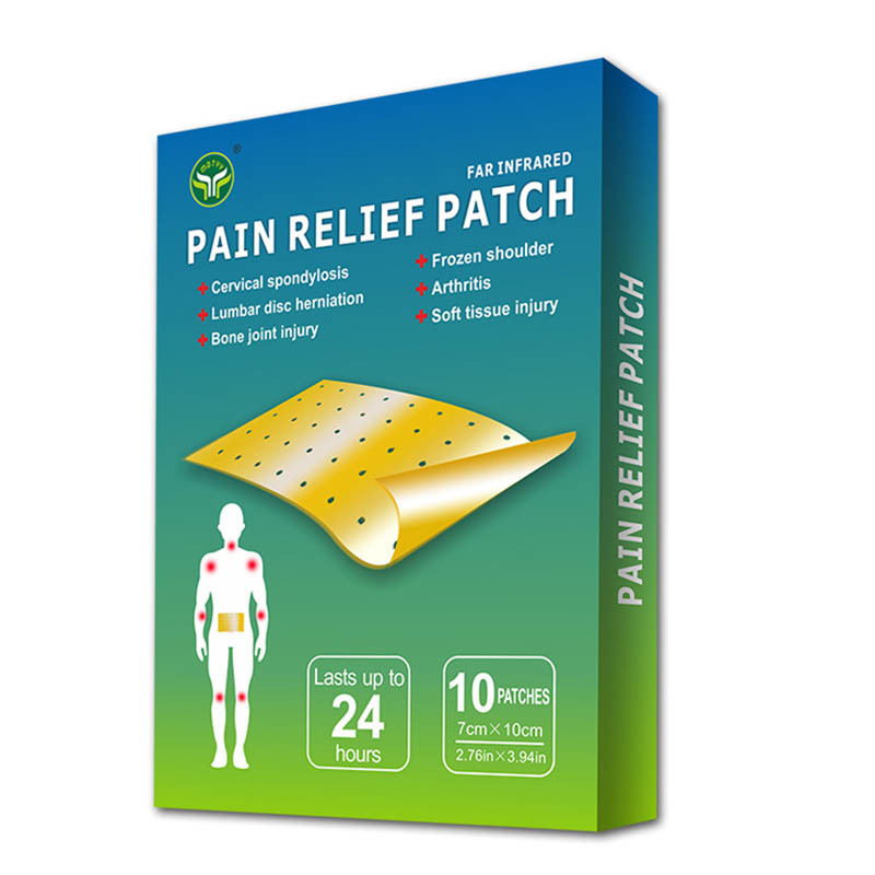How does a pain relief patch work?