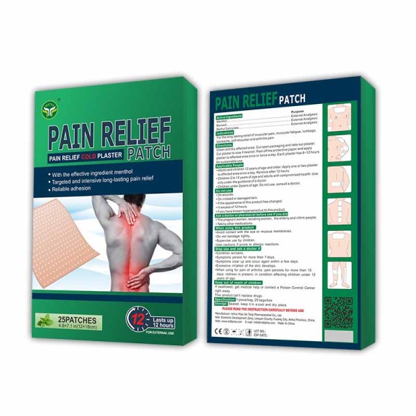 Pain Relief Menthol Cold Plaster