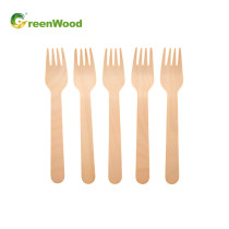 160mm Wooden Disposable Fork Wholesale | Birch Wood | Eco-friendly Biodegradable Fork