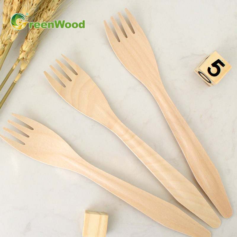 wooden disposable fork, disposable fork,wooden fork, best-selling fork