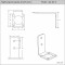 Safety light curtain DK-QT series accessories for QA-02 swivel fastening brackets
