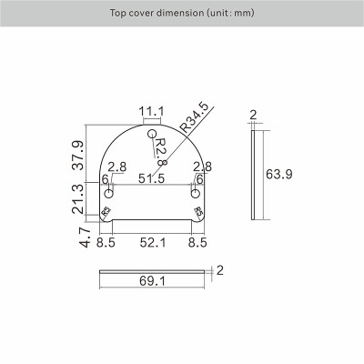 QSA-01 Columns for safety light curtains