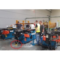 Zapewnienie bezpieczeństwa technika dzięki radarowemu systemowi unikania przeszkód LD-05DP na automatycznej giętarce do rur