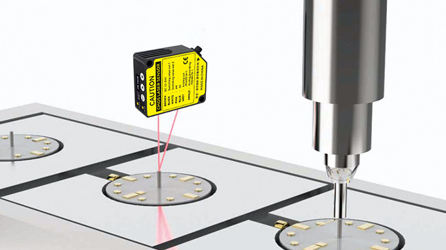 Laser displacement sensor detection circuit board